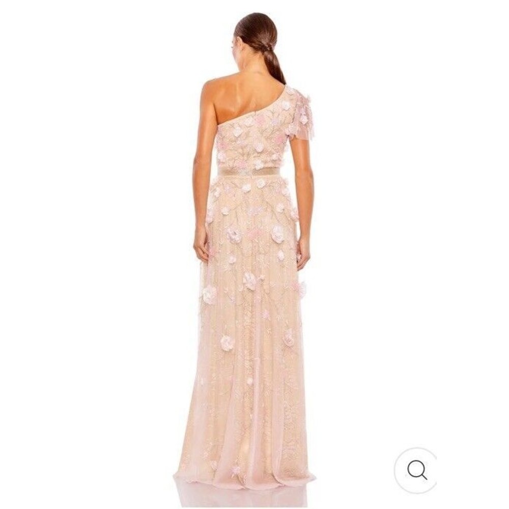 Mac Duggal Women's Floral Embellished One Shoulder A Line Gown Size 18 $998 - Picture 2 of 14